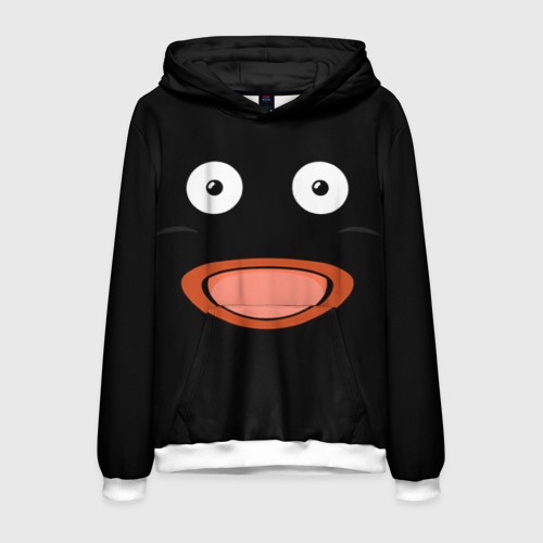 Мужская толстовка 3D Mr Popo, цвет белый