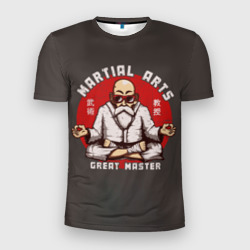 Мужская футболка 3D Slim Master боевых искусств