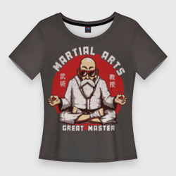 Женская футболка 3D Slim Master боевых искусств