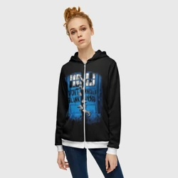Женская толстовка 3D на молнии Будка доктора - фото 2