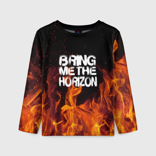 Детский лонгслив 3D Bring Me The Horizon, цвет 3D печать