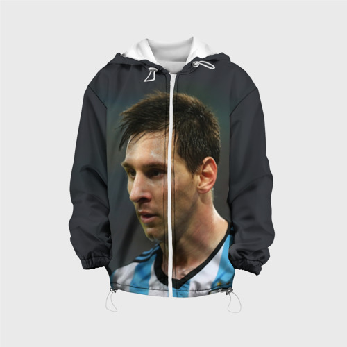 Детская куртка 3D Leo Messi, цвет белый