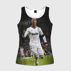 Женская майка 3D Роналдо