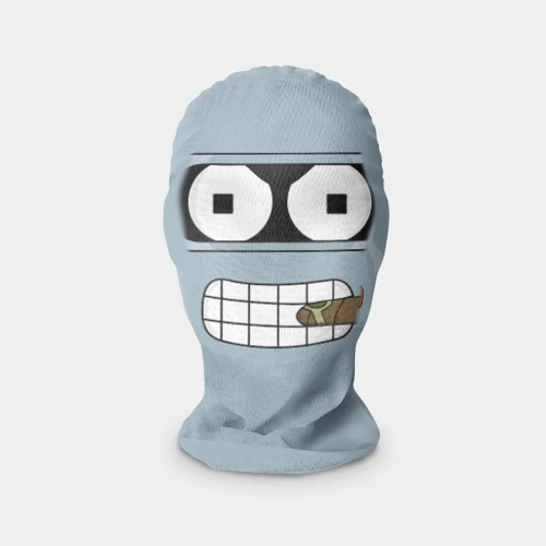 Маска карнавальная 3D Bender face - Футурама