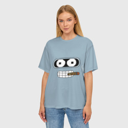 Женская футболка oversize 3D Bender - фото 2