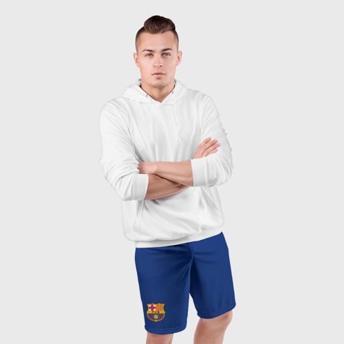Мужские шорты спортивные Барселона, цвет 3D печать - фото 5