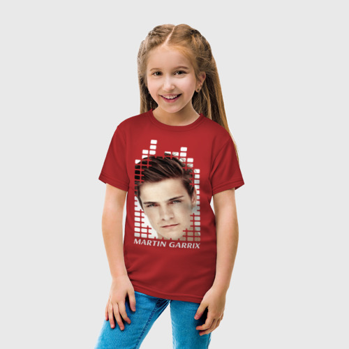 Детская футболка хлопок EQ - Martin Garrix, цвет красный - фото 5