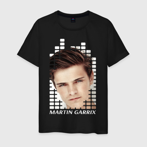 Мужская футболка хлопок EQ - Martin Garrix, цвет черный