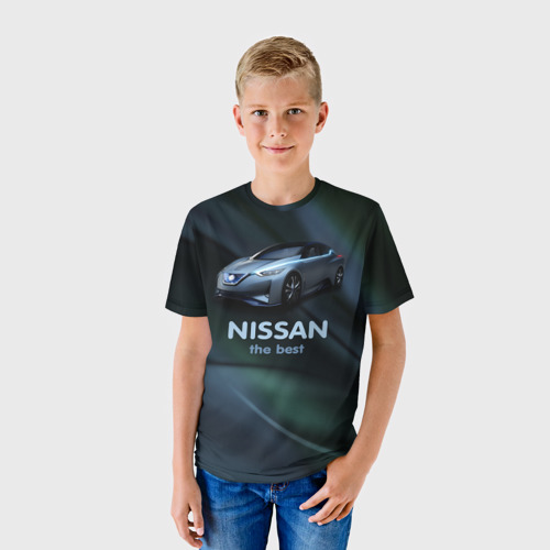 Детская футболка 3D Nissan the best, цвет 3D печать - фото 3