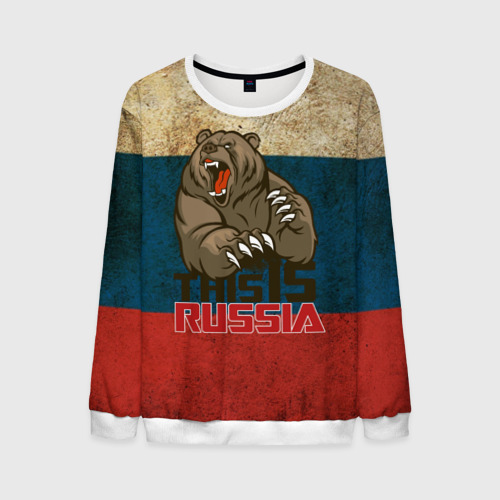 Свитшоты с Российской символикой белый. Джемпер i am the Russian Dream. Be russia buy russia