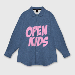 Женская рубашка oversize 3D Open kids