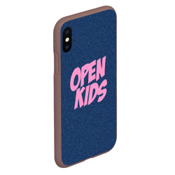 Чехол для iPhone XS Max матовый Open kids - фото 2