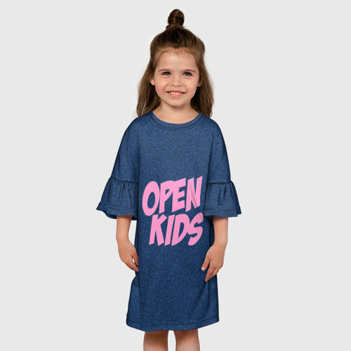 Детское платье 3D Open kids, цвет 3D печать - фото 4