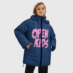 Женская зимняя куртка Oversize Open kids - фото 2