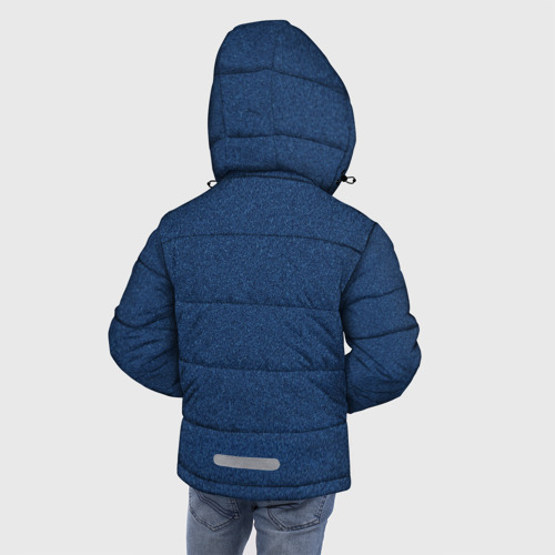 Зимняя куртка для мальчиков 3D с принтом Open kids, вид сзади #2