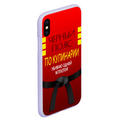 Чехол для iPhone XS Max матовый Повар 4 - фото 2