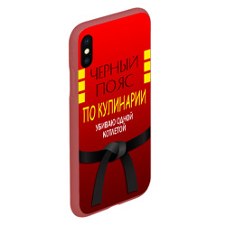 Чехол для iPhone XS Max матовый Повар 4 - фото 2