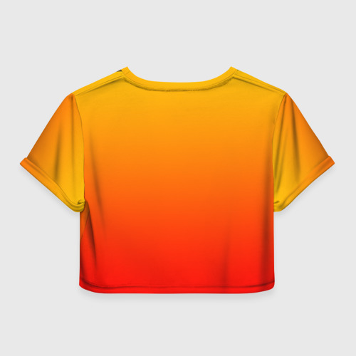 Женская футболка Crop-top 3D Повар 9, цвет 3D печать - фото 2