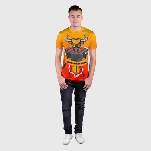 Мужская футболка 3D Slim Повар 9, цвет 3D печать - фото 4