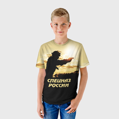 Детская футболка 3D Спецназ России, цвет 3D печать - фото 3