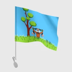 Флаг для автомобиля Утиная охота