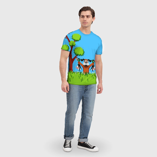 Мужская футболка 3D Утиная охота, цвет 3D печать - фото 5