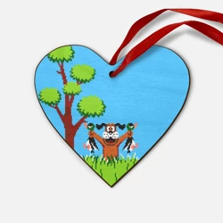 Деревянная игрушка Сердце Утиная охота