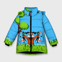 Зимняя куртка для девочек 3D Утиная охота