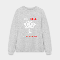 Мужской свитшот oversize без начеса хлопок Its Kill