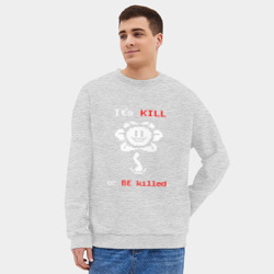 Мужской свитшот oversize без начеса хлопок Its Kill - фото 2