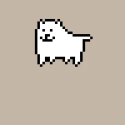 Мужской свитшот хлопок Undertale game Doge pixels - фото 2