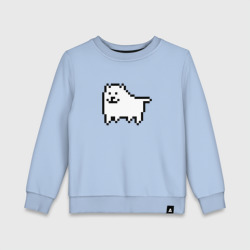 Детский свитшот хлопок Undertale game Doge pixels