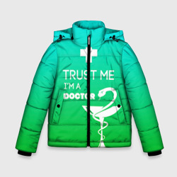 Зимняя куртка для мальчиков 3D Trust me, i'm a Doctor