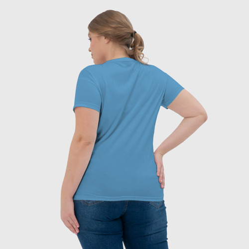 Женская футболка 3D Будущий врач, цвет 3D печать - фото 7