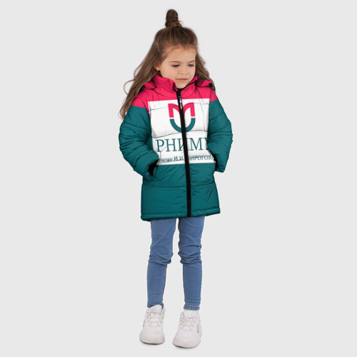 Зимняя куртка для девочек 3D РНИМУ, цвет красный - фото 5