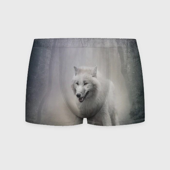 Трусы с рисунком волка