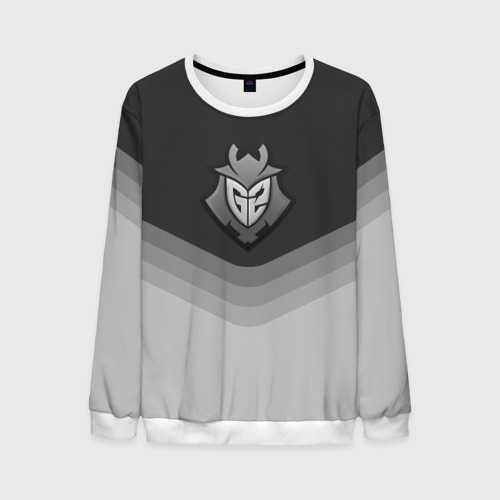 Мужской свитшот 3D G2 Esports Uniform, цвет белый