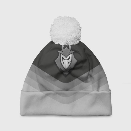 Шапка 3D c помпоном G2 Esports Uniform, цвет 3D печать