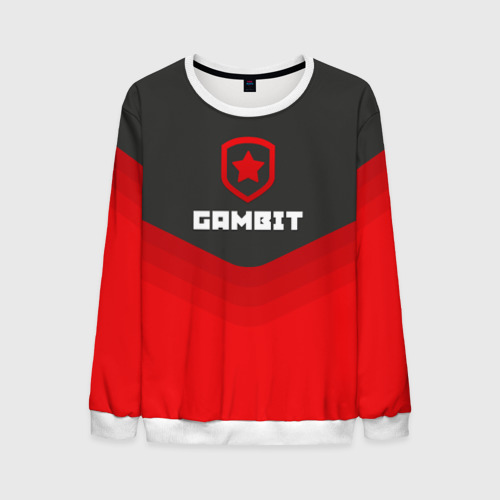 Мужской свитшот 3D Gambit Gaming Uniform, цвет белый