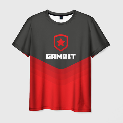 Мужская футболка 3D Gambit Gaming Uniform, цвет 3D печать