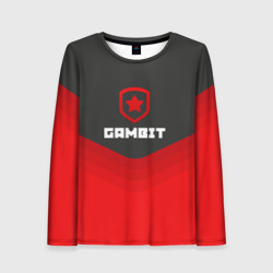 Женский лонгслив 3D Gambit Gaming Uniform