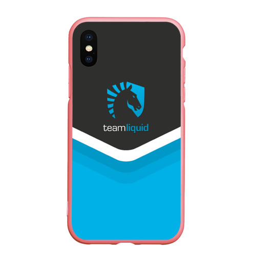 Чехол для iPhone XS Max матовый Team Liquid Uniform, цвет баблгам