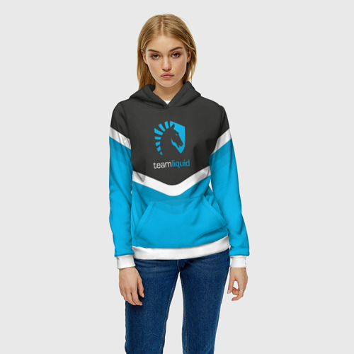 Женская толстовка 3D Team Liquid Uniform, цвет 3D печать - фото 3