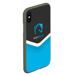 Чехол для iPhone XS Max матовый Team Liquid Uniform - фото 2