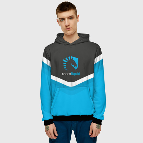 Мужская толстовка 3D Team Liquid Uniform, цвет черный - фото 3