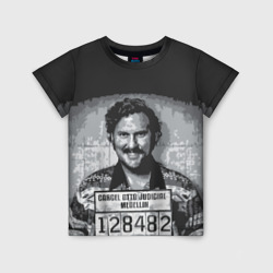 Детская футболка 3D Pablo Escobar