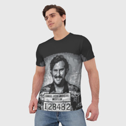 Мужская футболка 3D Pablo Escobar - фото 2