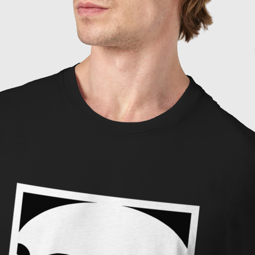 Мужская футболка хлопок Fsociety, цвет черный - фото 6