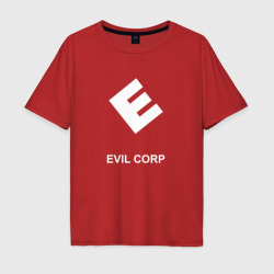 Мужская футболка хлопок Oversize Evil corporation