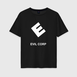 Женская футболка хлопок Oversize Evil corporation